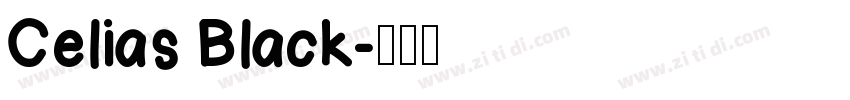 Celias Black字体转换